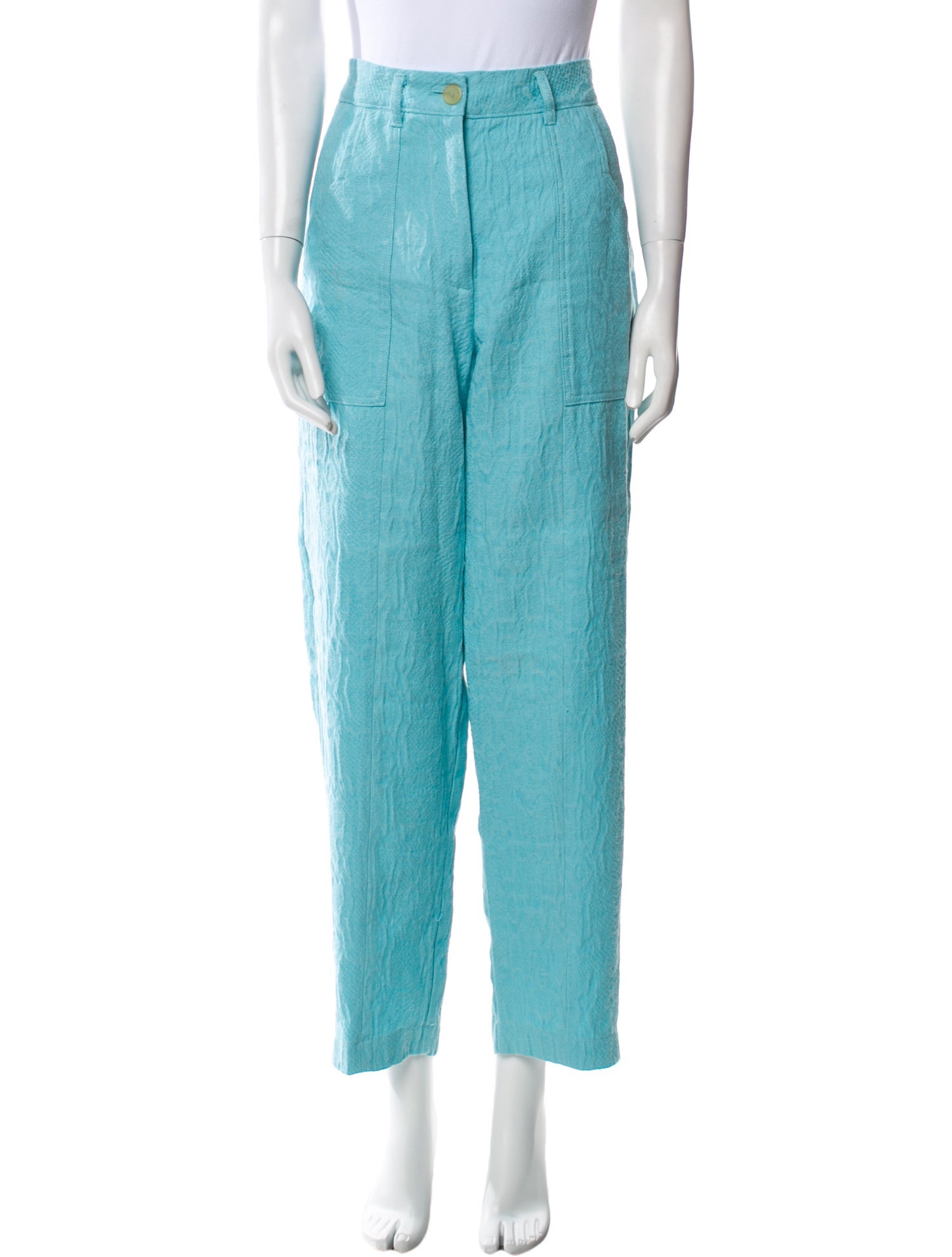 forte_forte Linen Straight Leg Pants