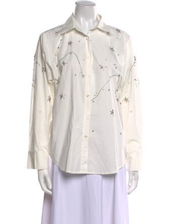 forte_forte Linen Long Sleeve Button-Up Top
