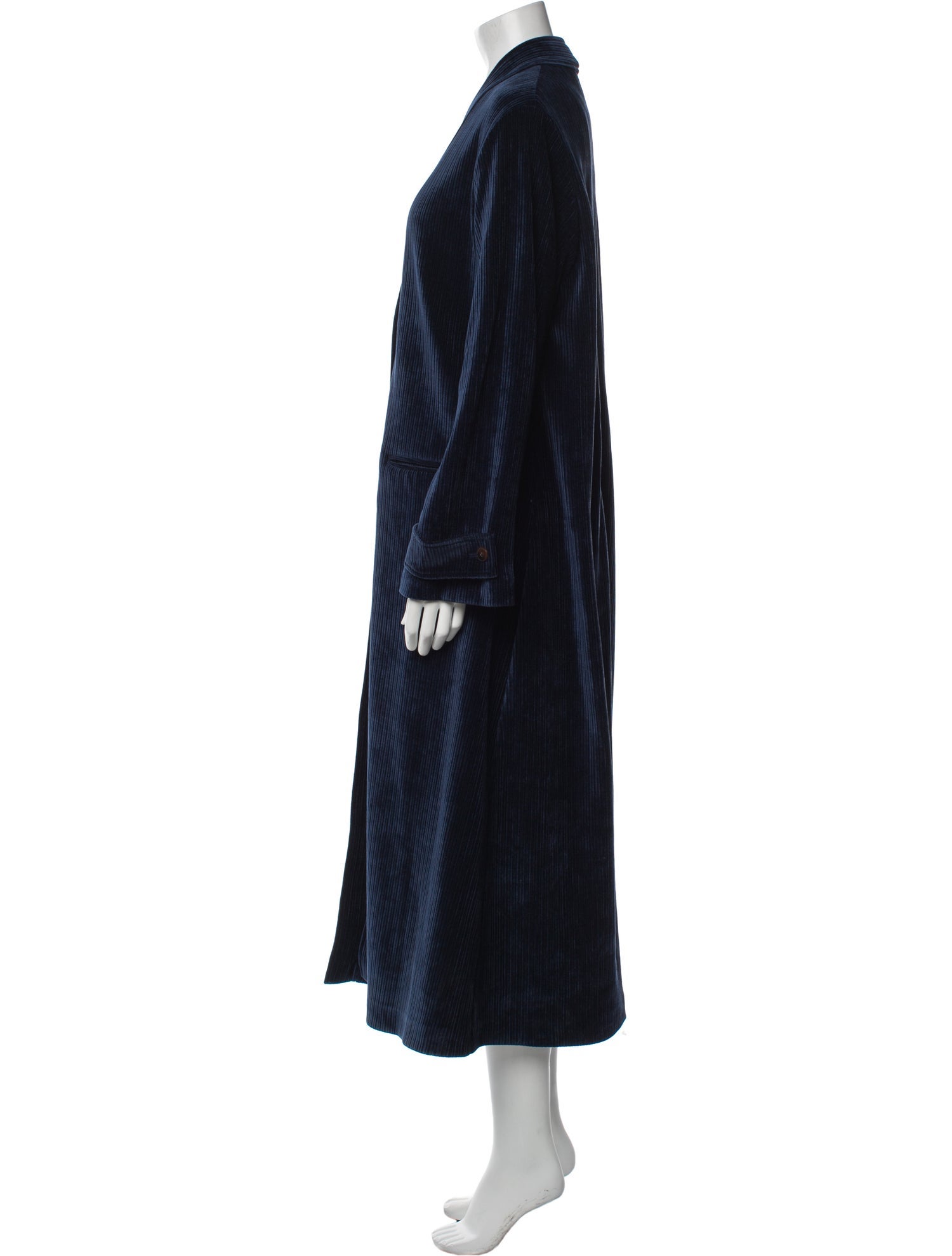 forte_forte Il Veluto Corduroy Faux Fur Coat