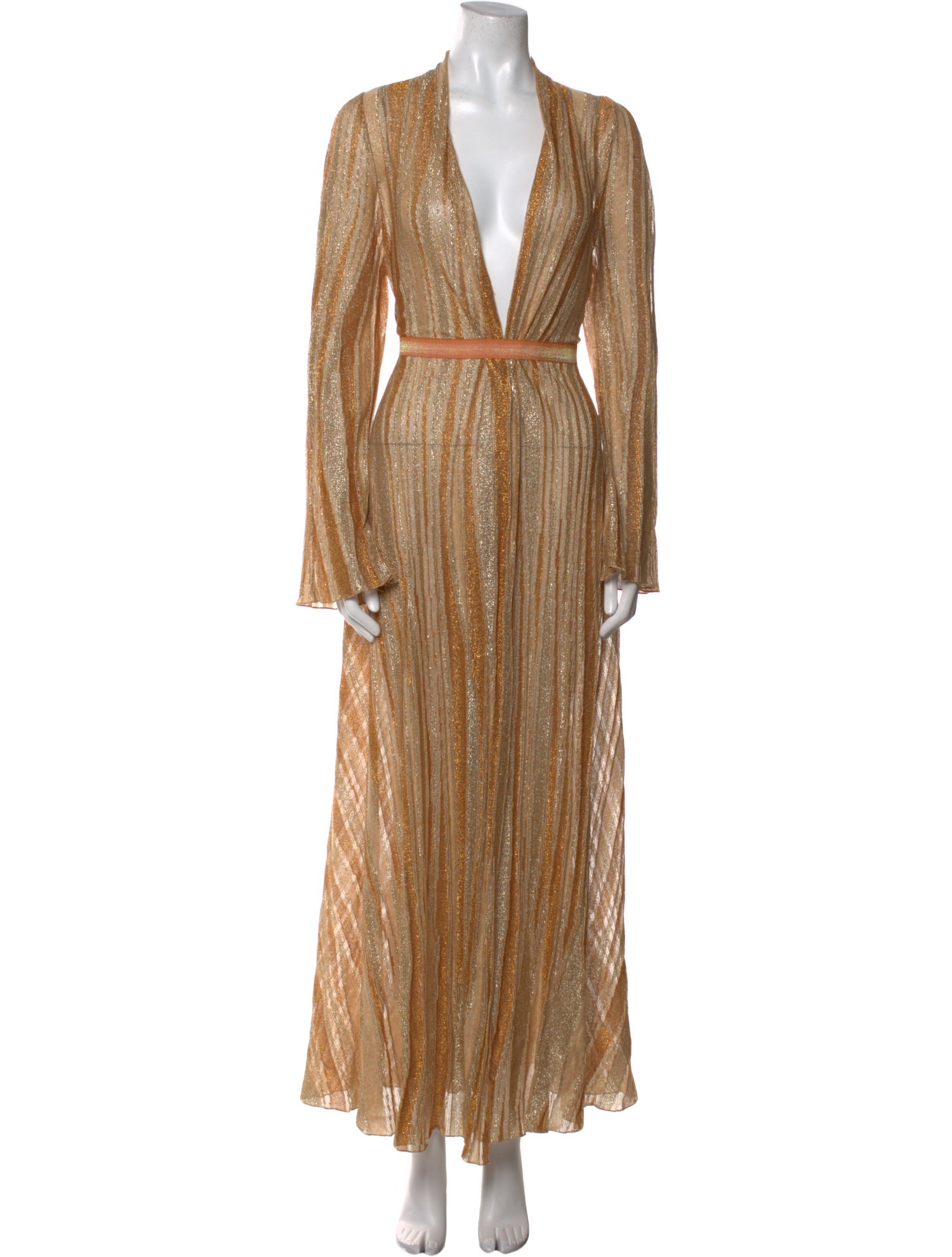 forte_forte V-Neck Long Dress w/ Tags