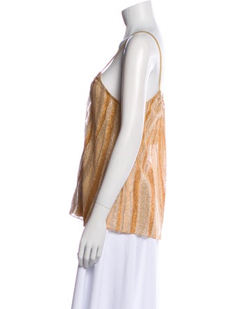 forte_forte Printed Scoop Neck Blouse