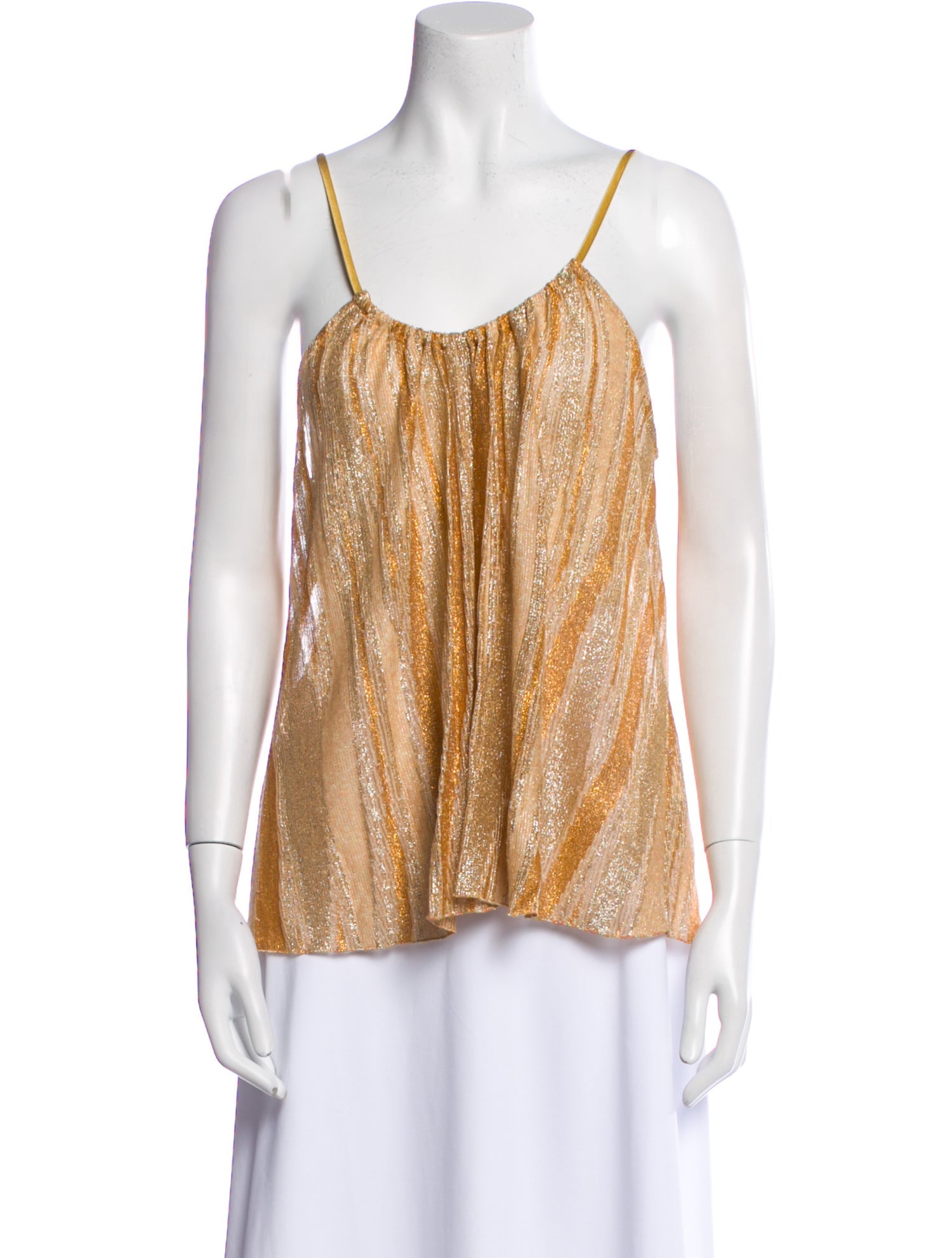 forte_forte Striped Scoop Neck Top