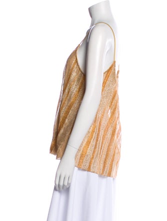 forte_forte Striped Scoop Neck Top