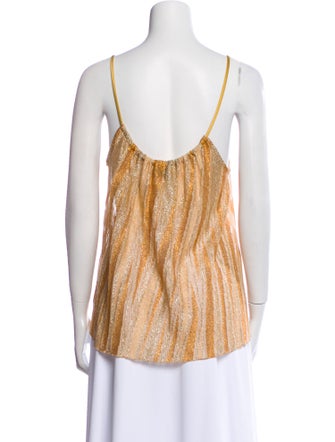 forte_forte Striped Scoop Neck Top