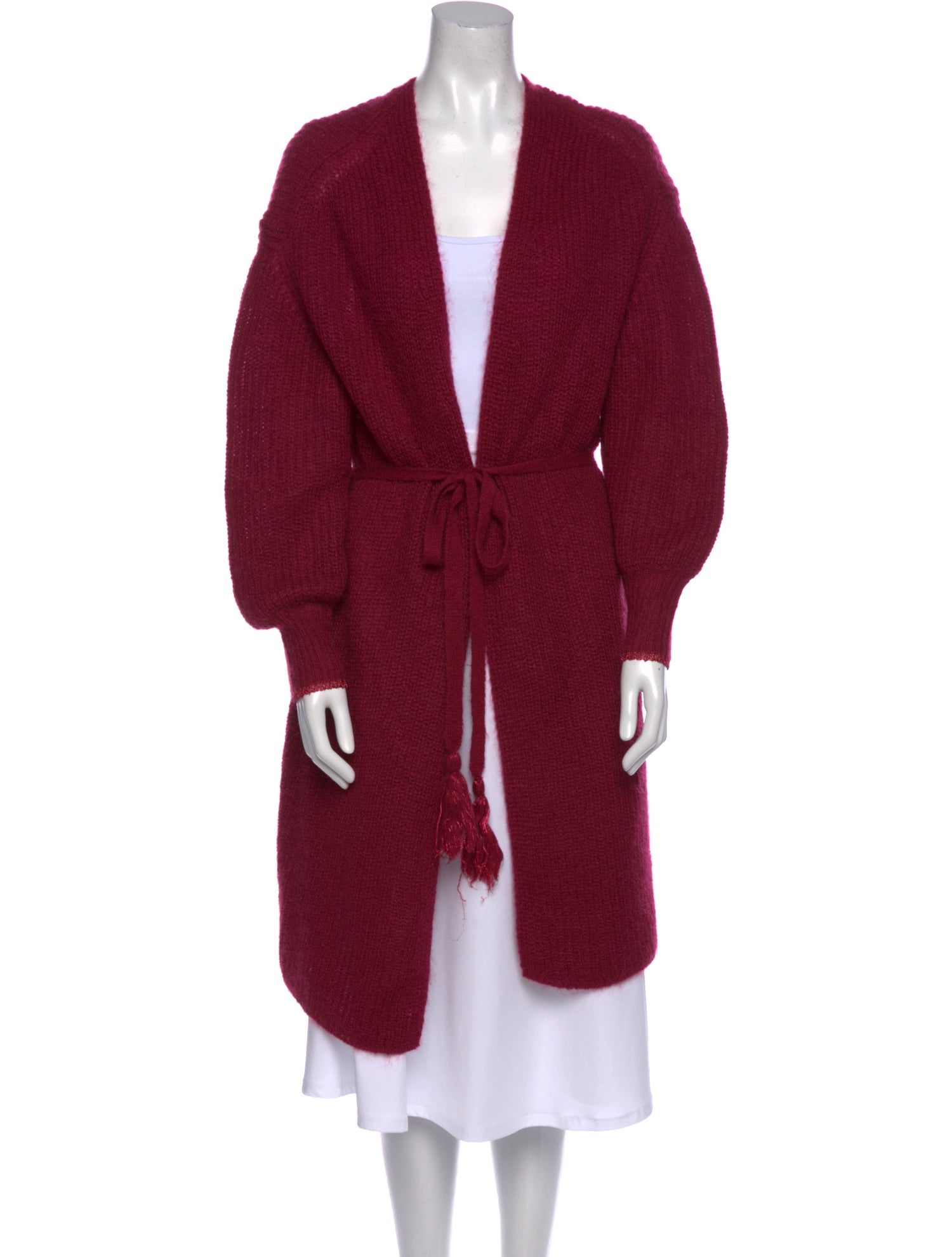 forte_forte Mohair Open Front Sweater