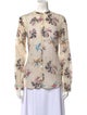 forte_forte Silk Floral Print Blouse