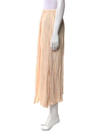 forte_forte Pleated Accents Midi Length Skirt