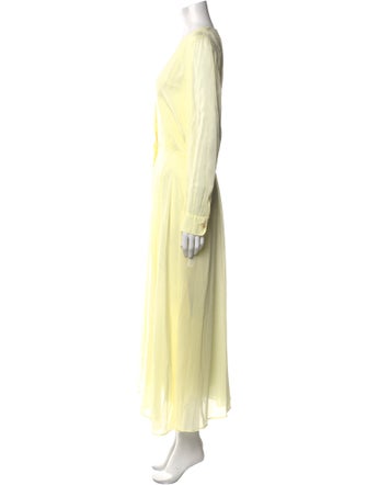 forte_forte V-Neck Long Dress