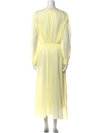 forte_forte V-Neck Long Dress