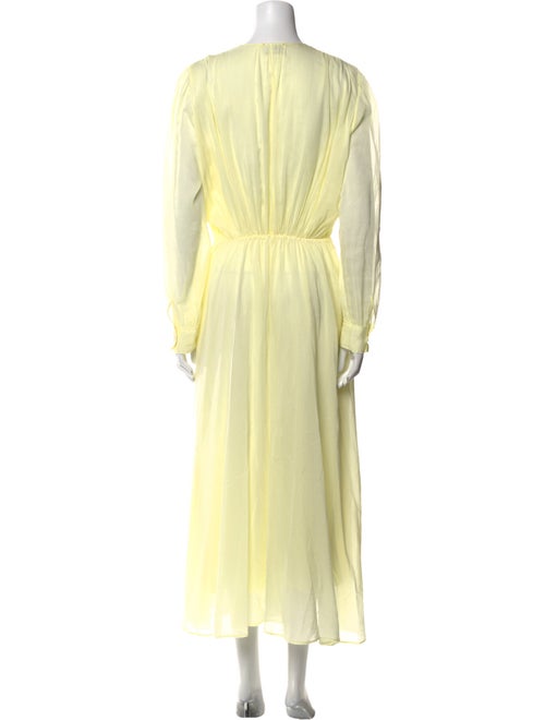 forte_forte V-Neck Long Dress