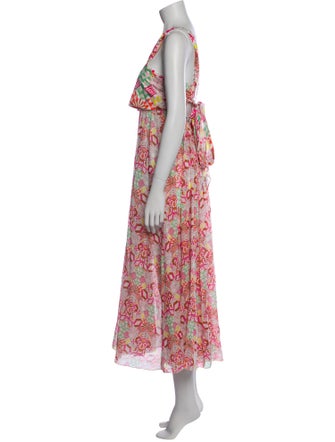 forte_forte Floral Print Long Dress