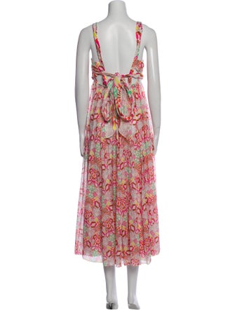 forte_forte Floral Print Long Dress