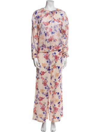 forte_forte Floral Print Pant Set