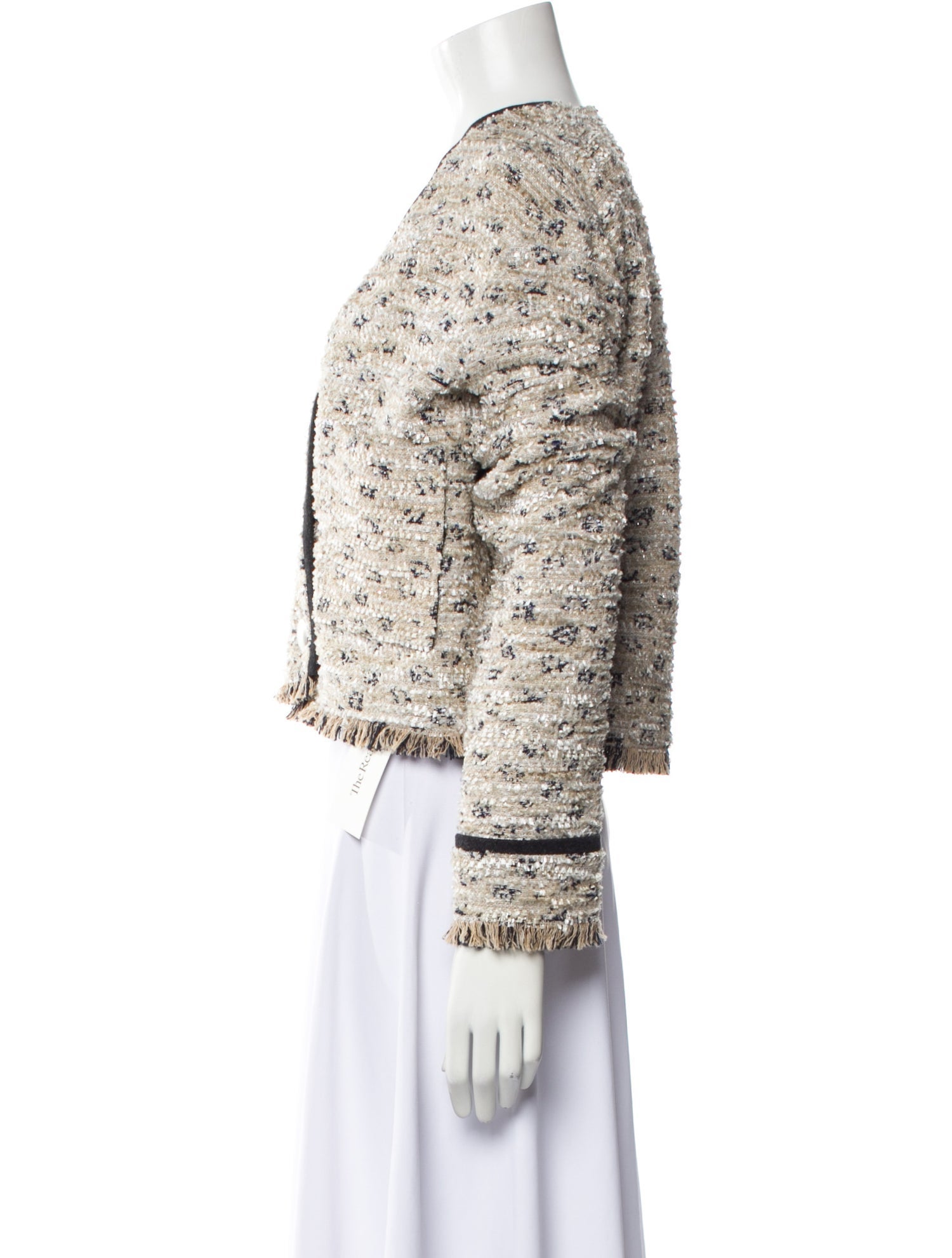 forte_forte Tweed Pattern Evening Jacket w/ Tags