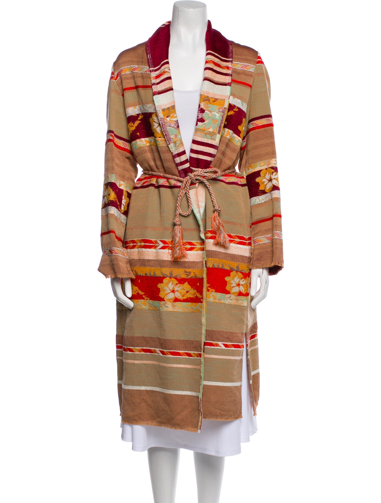 forte_forte Printed Trench Coat