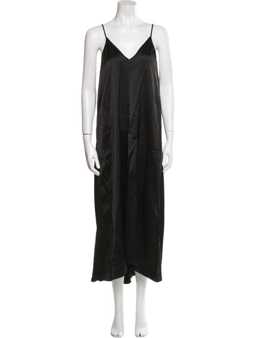 forte_forte V-Neck Long Dress