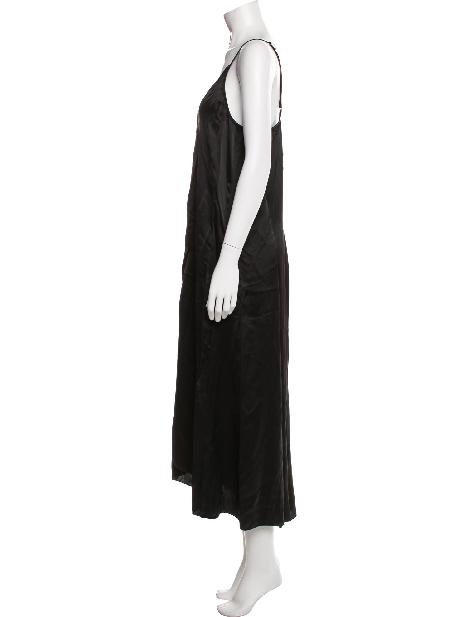 forte_forte V-Neck Long Dress