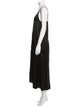 forte_forte V-Neck Long Dress