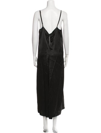 forte_forte V-Neck Long Dress