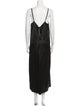 forte_forte V-Neck Long Dress