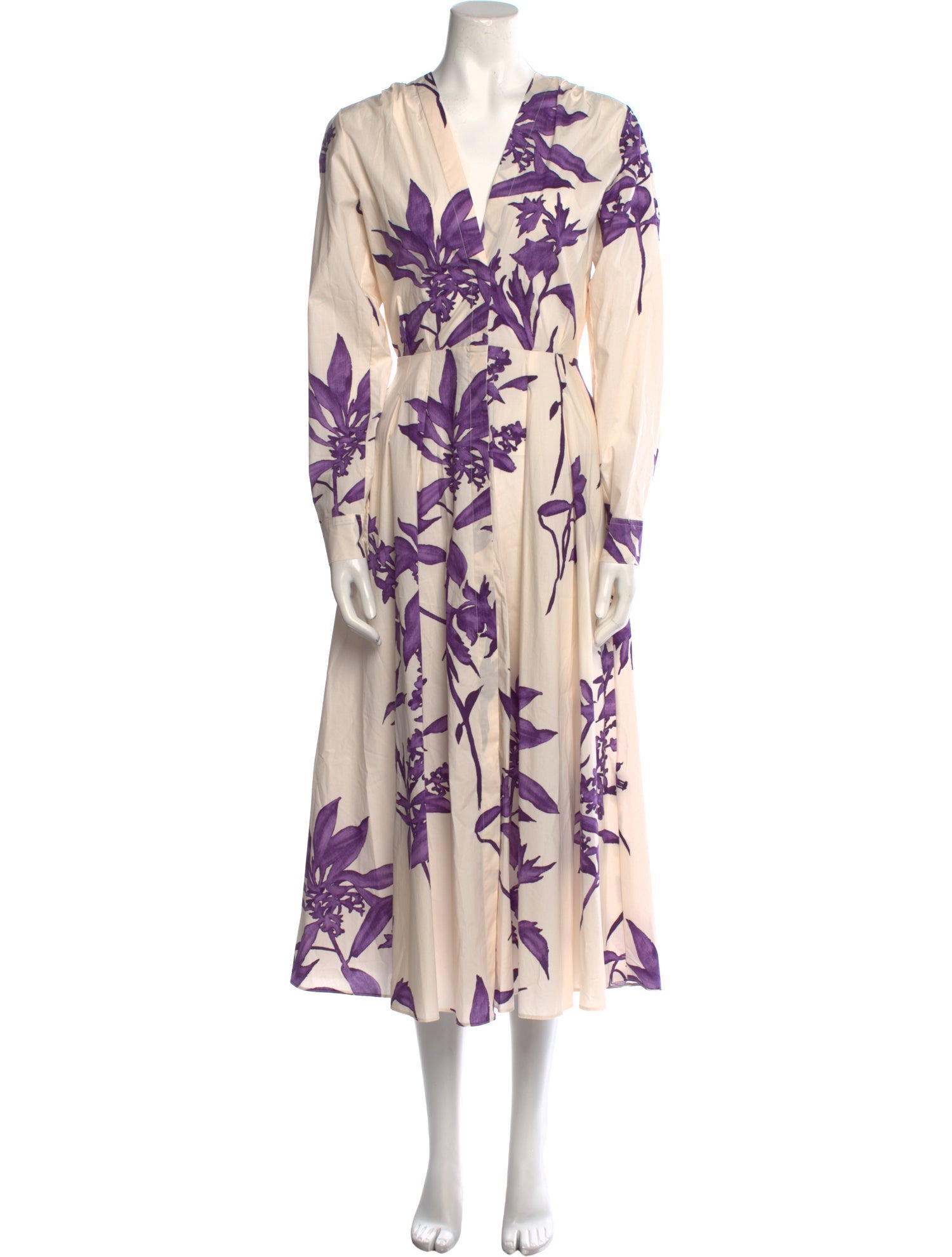 forte_forte Floral Print Long Dress w/ Tags