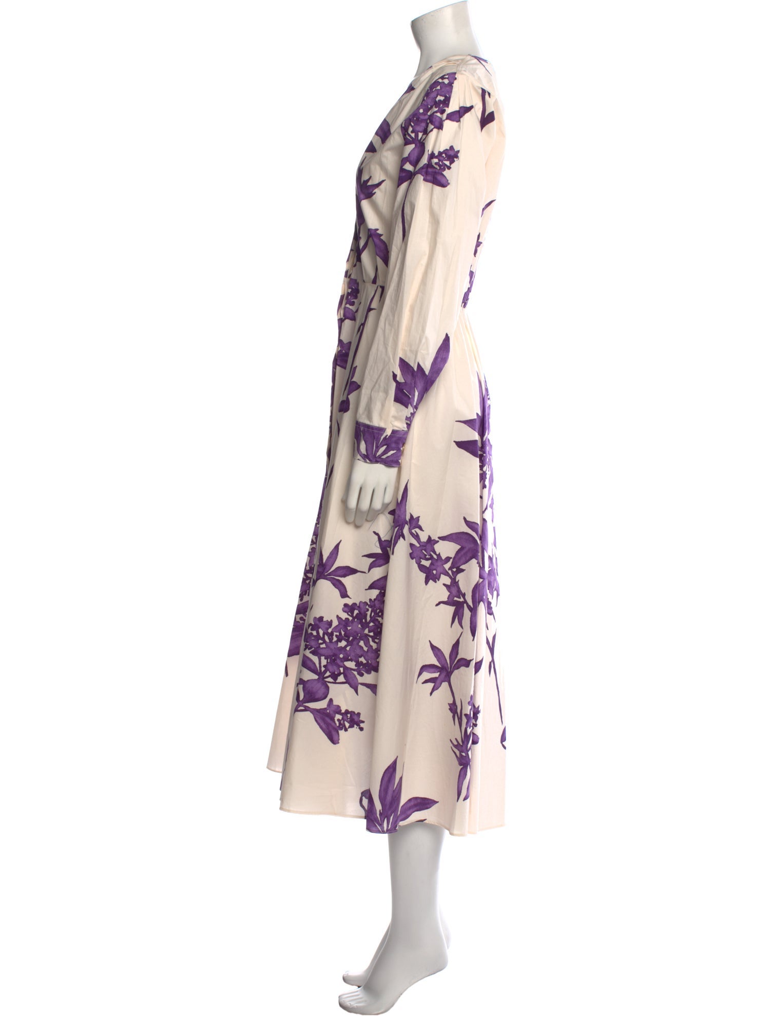 forte_forte Floral Print Long Dress w/ Tags