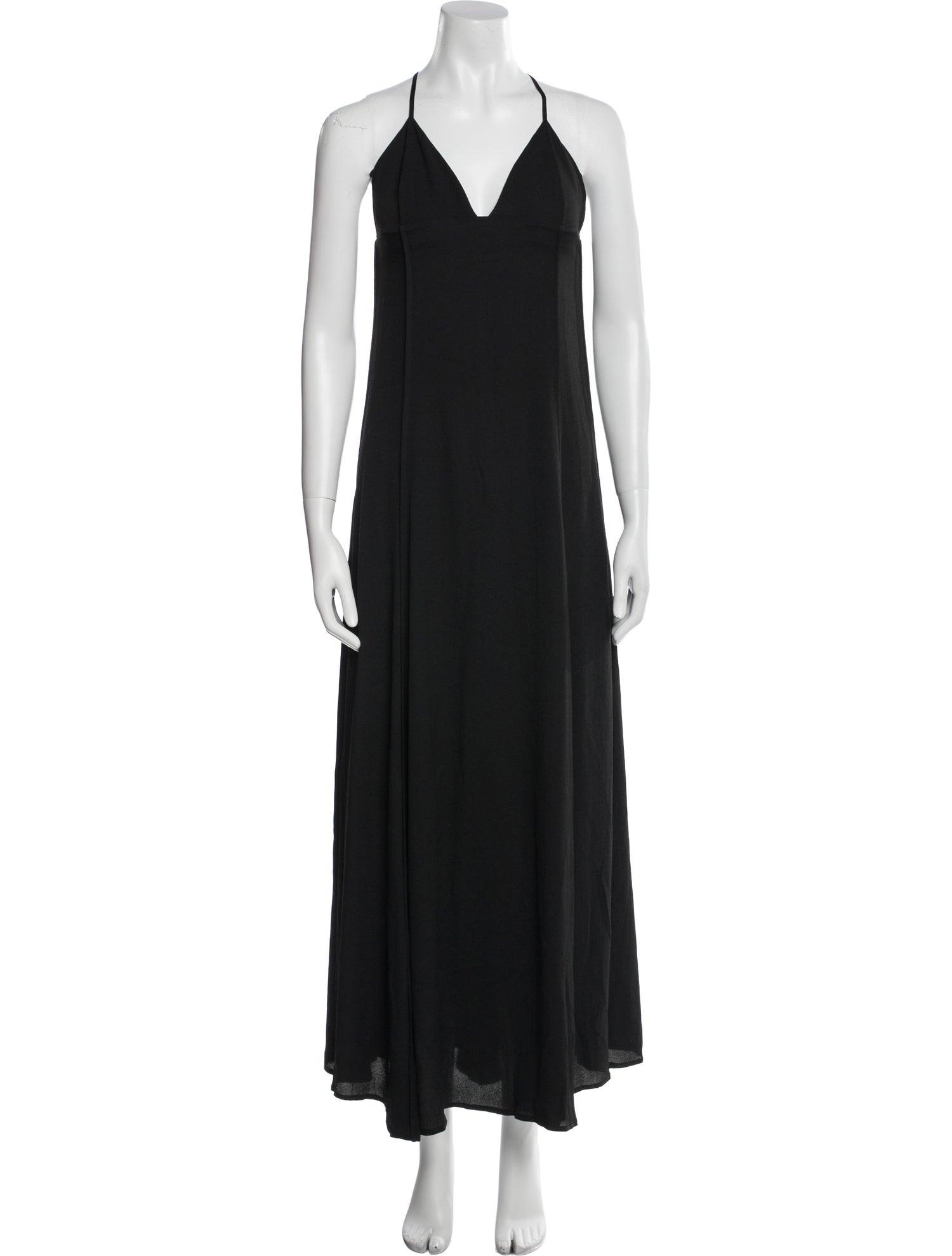 forte_forte V-Neck Long Dress