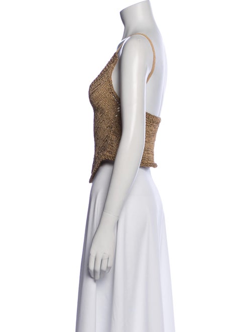 forte_forte Scoop Neck Sleeveless Crop Top