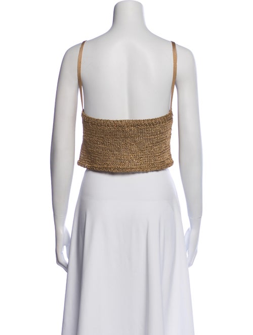 forte_forte Scoop Neck Sleeveless Crop Top
