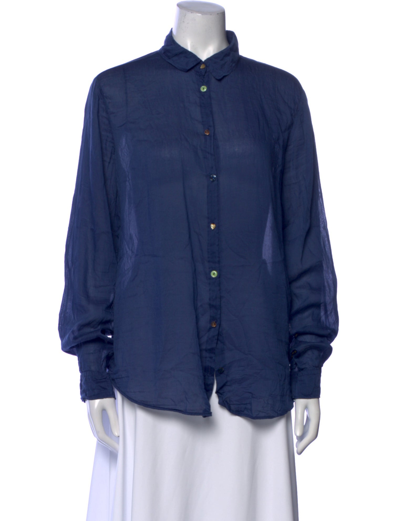 forte_forte Long Sleeve Button-Up Top