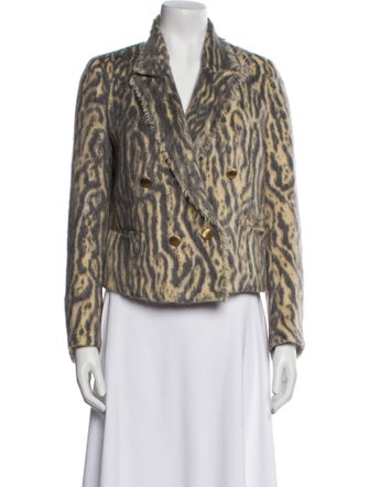 forte_forte Animal Print Coat