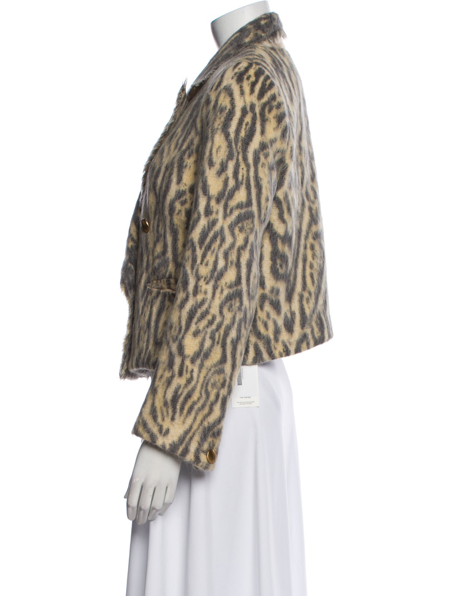 forte_forte Animal Print Coat
