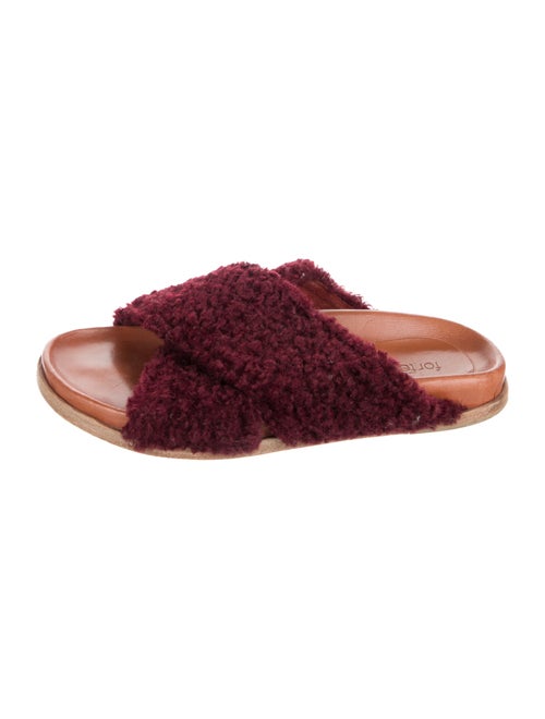 forte_forte Shearling Slides
