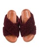 forte_forte Shearling Slides