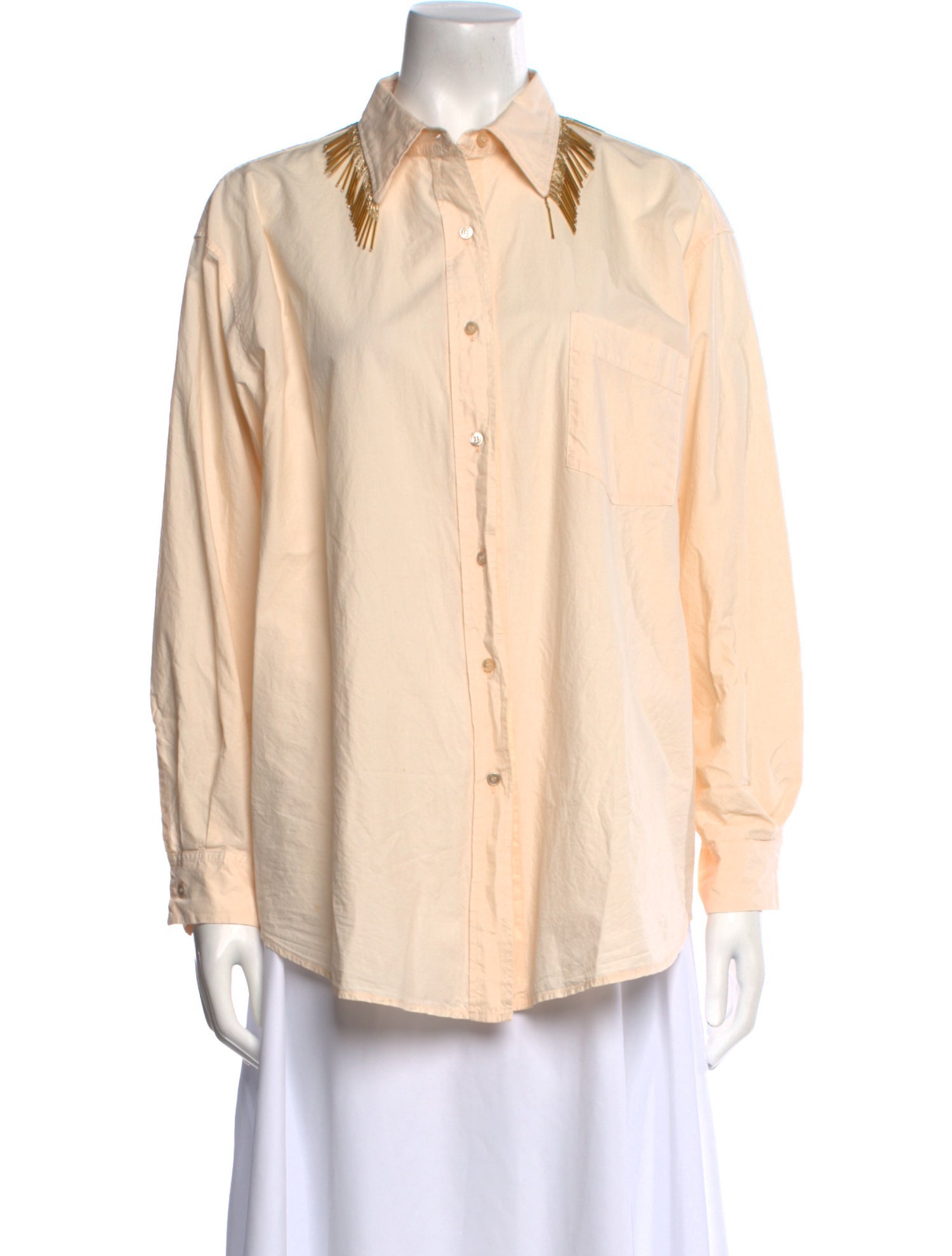 forte_forte Long Sleeve Button-Up Top