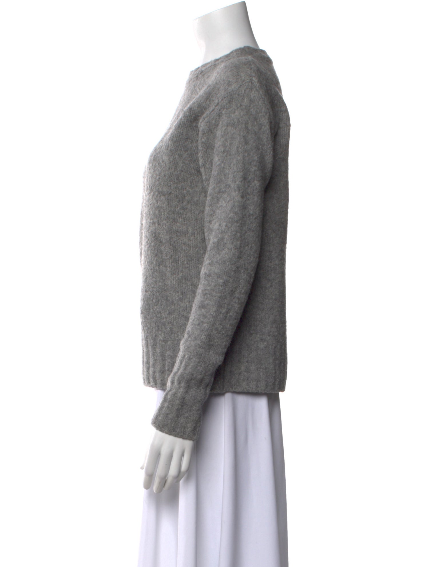 forte_forte Merino Wool Crew Neck Sweater