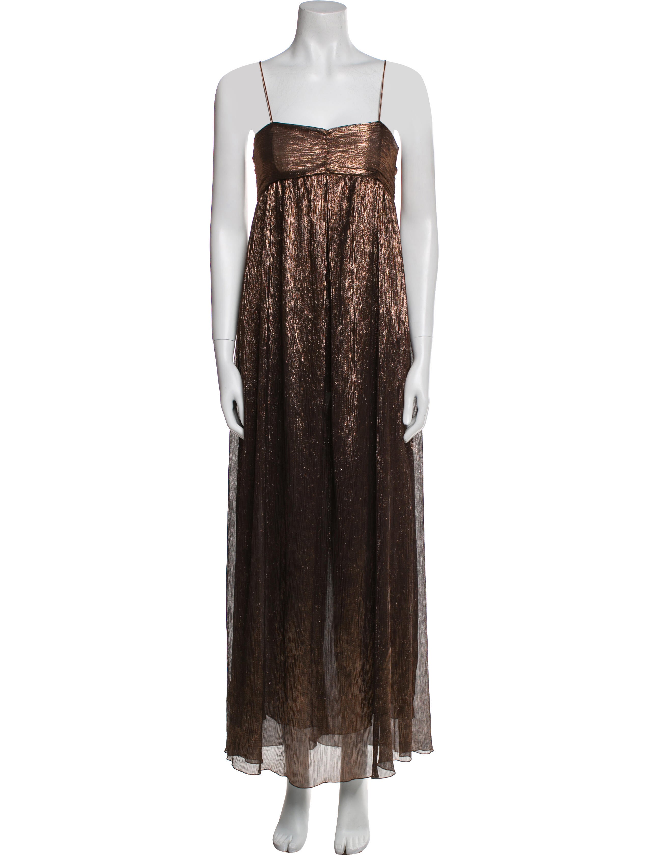 forte_forte Square Neckline Long Dress