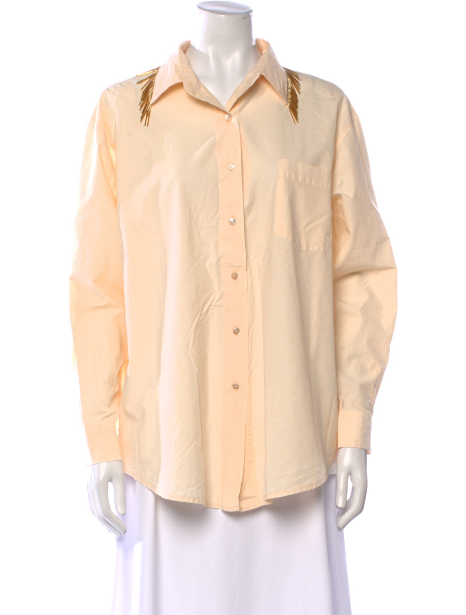 forte_forte Long Sleeve Button-Up Top