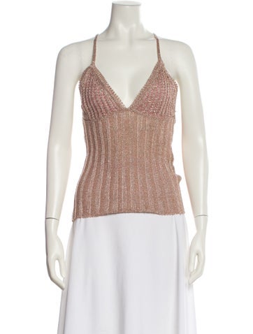 Pre-owned Forte Forte Linen V-neck Top