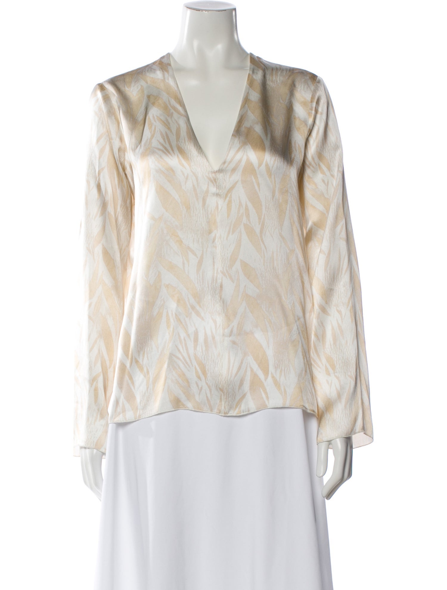 forte_forte Silk Patterned Blouse