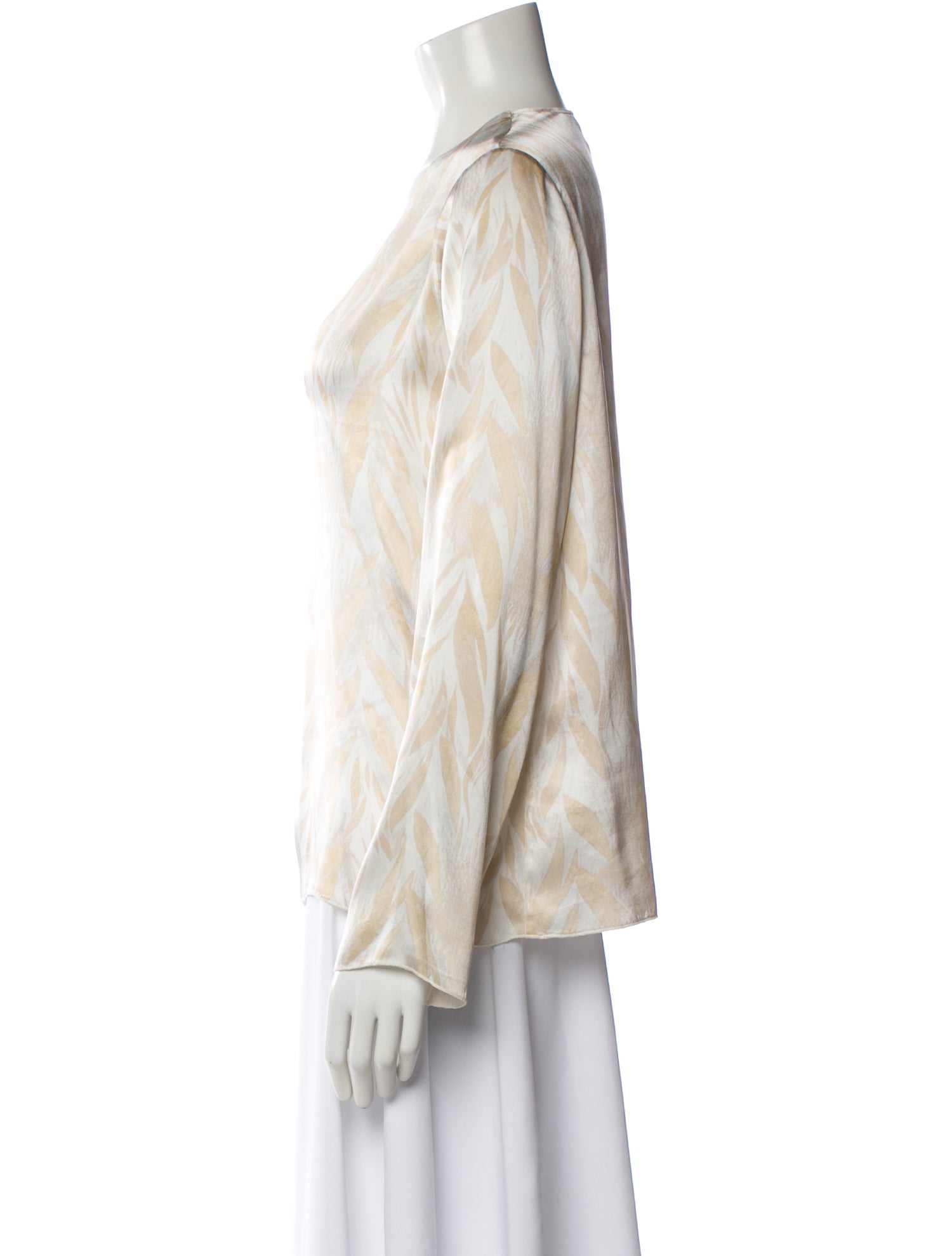 forte_forte Silk Patterned Blouse