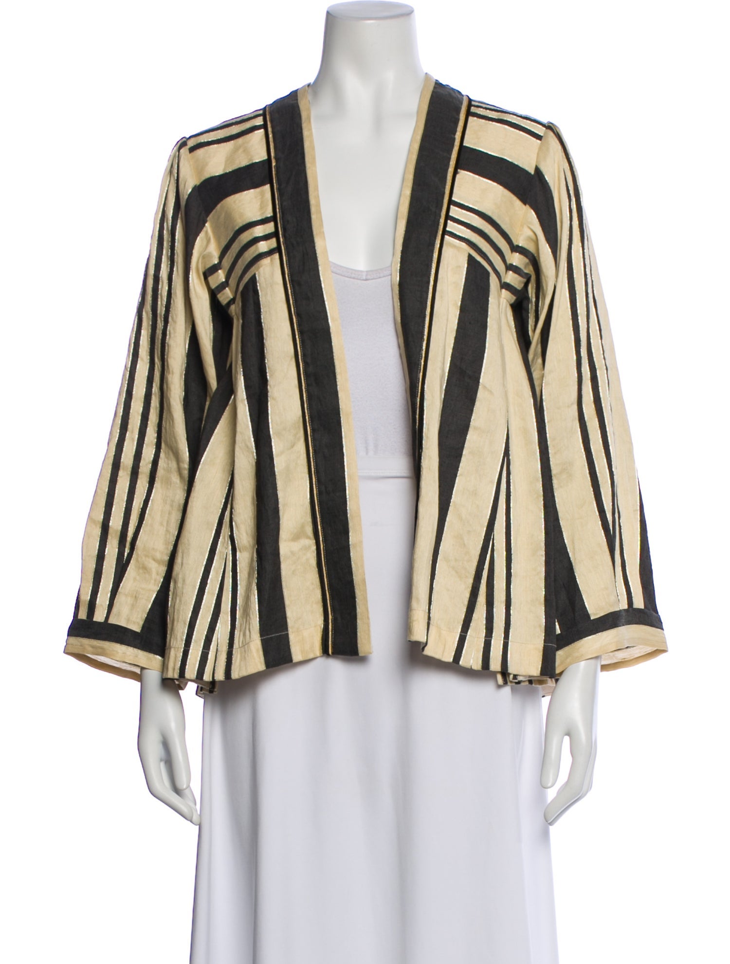 forte_forte Linen Striped Blazer w/ Tags