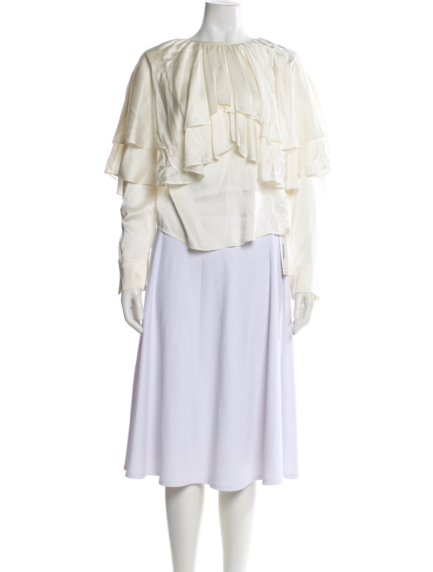 forte_forte Silk Crew Neck Blouse