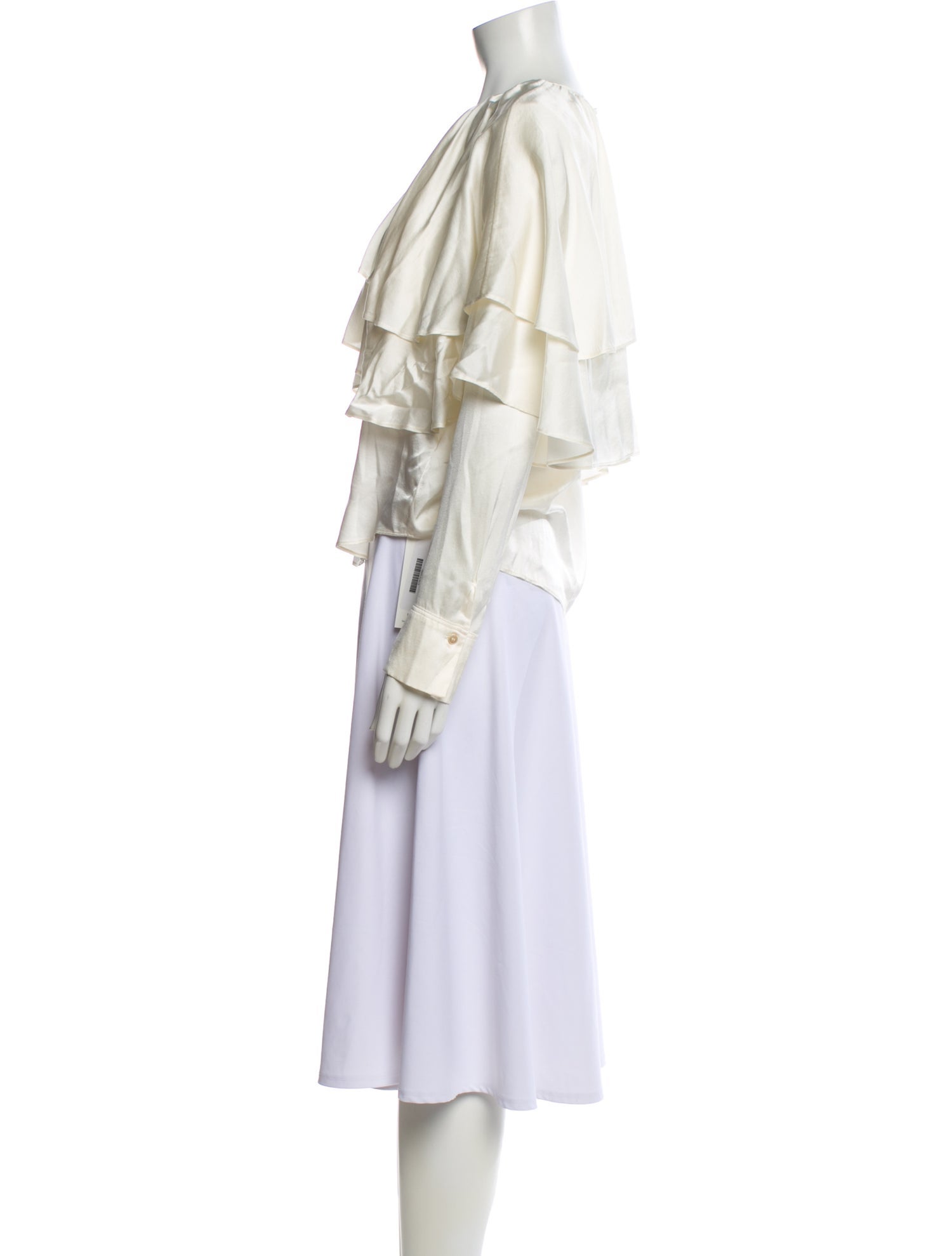 forte_forte Silk Crew Neck Blouse