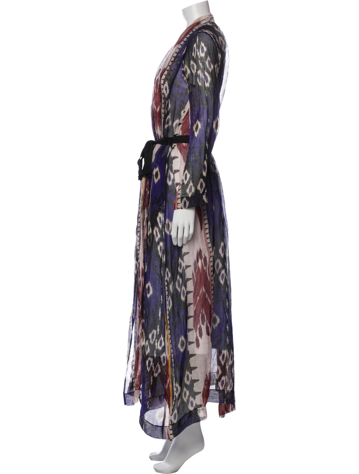 forte_forte Linen Printed Robe