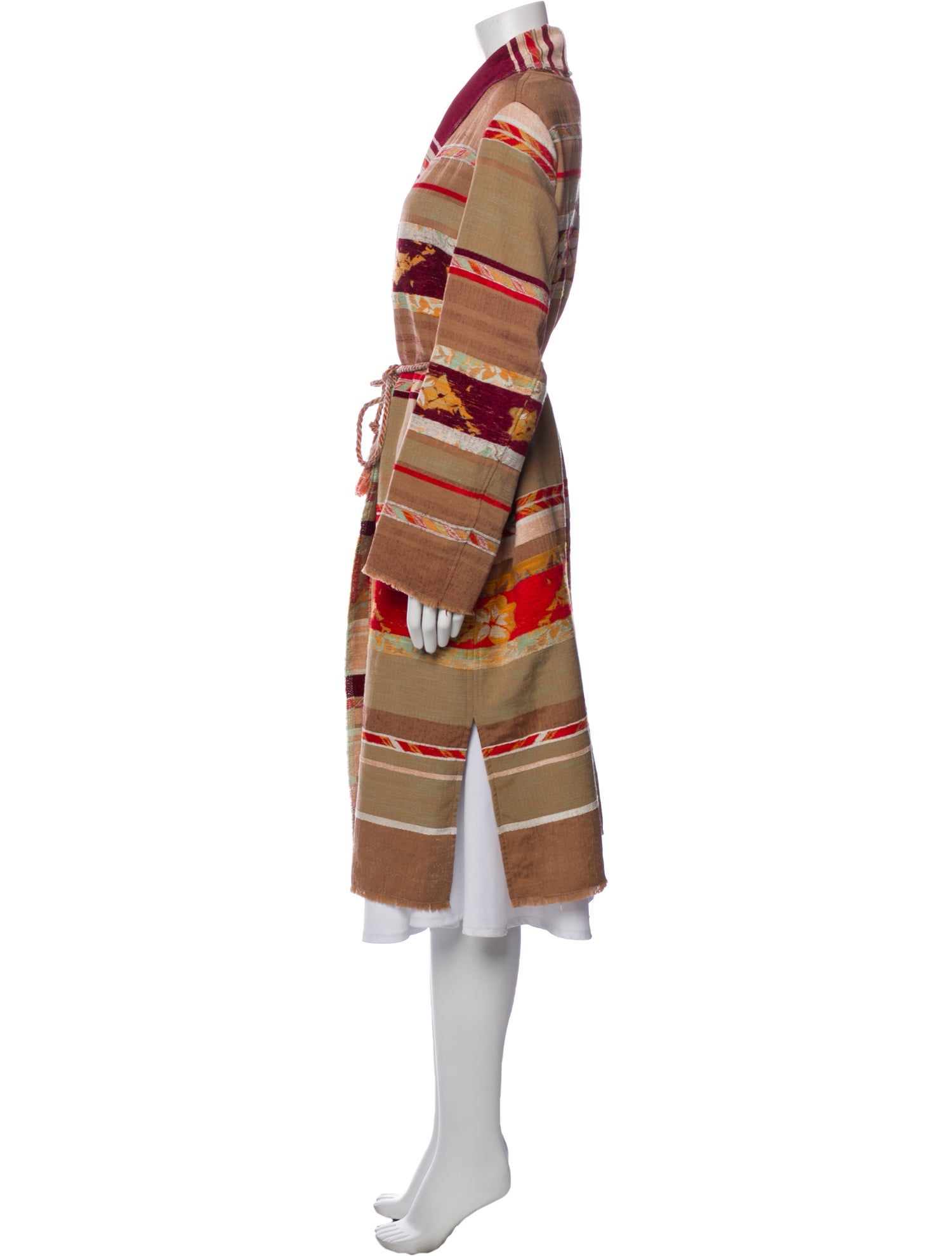 forte_forte Printed Trench Coat w/ Tags