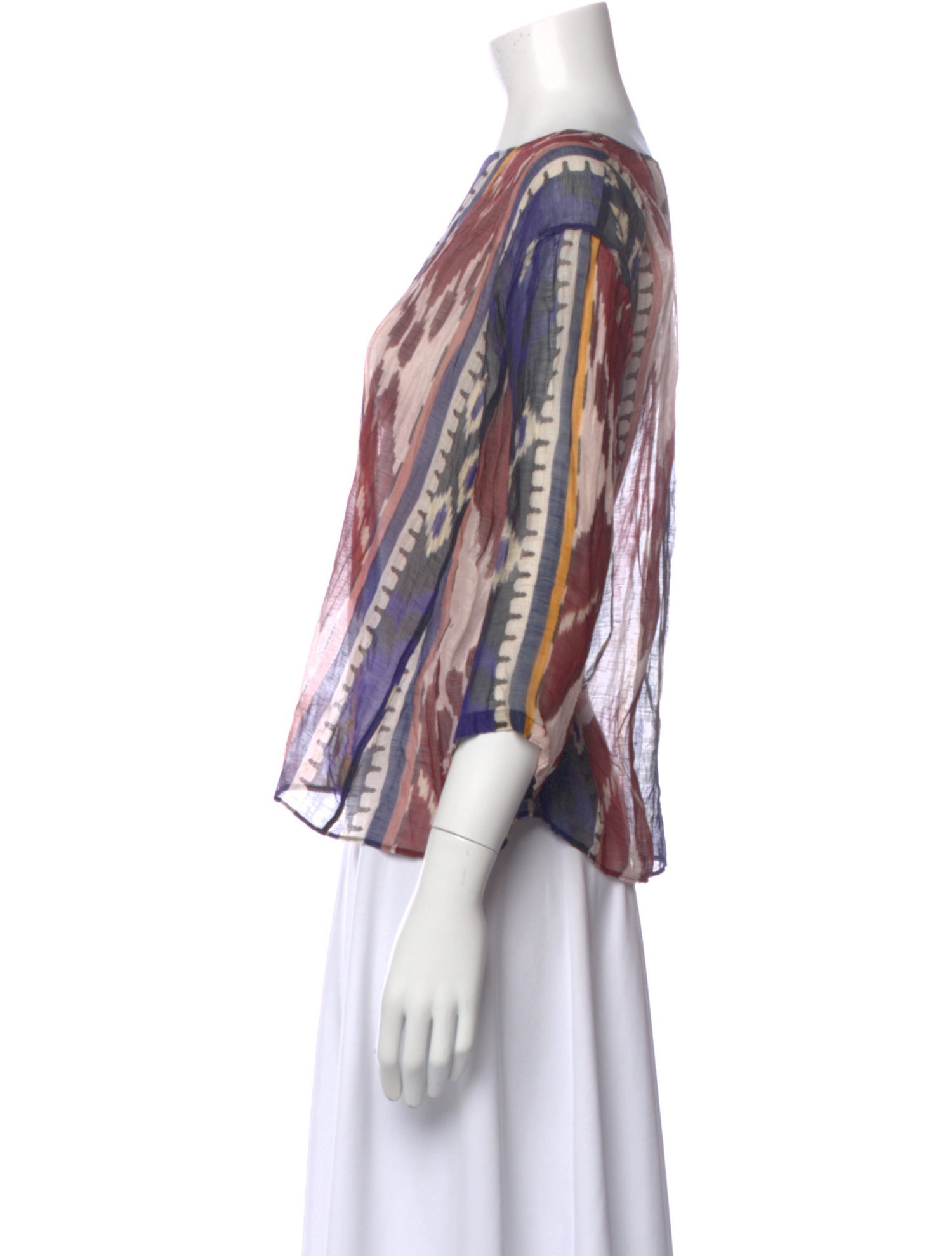 forte_forte Linen Patterned Blouse