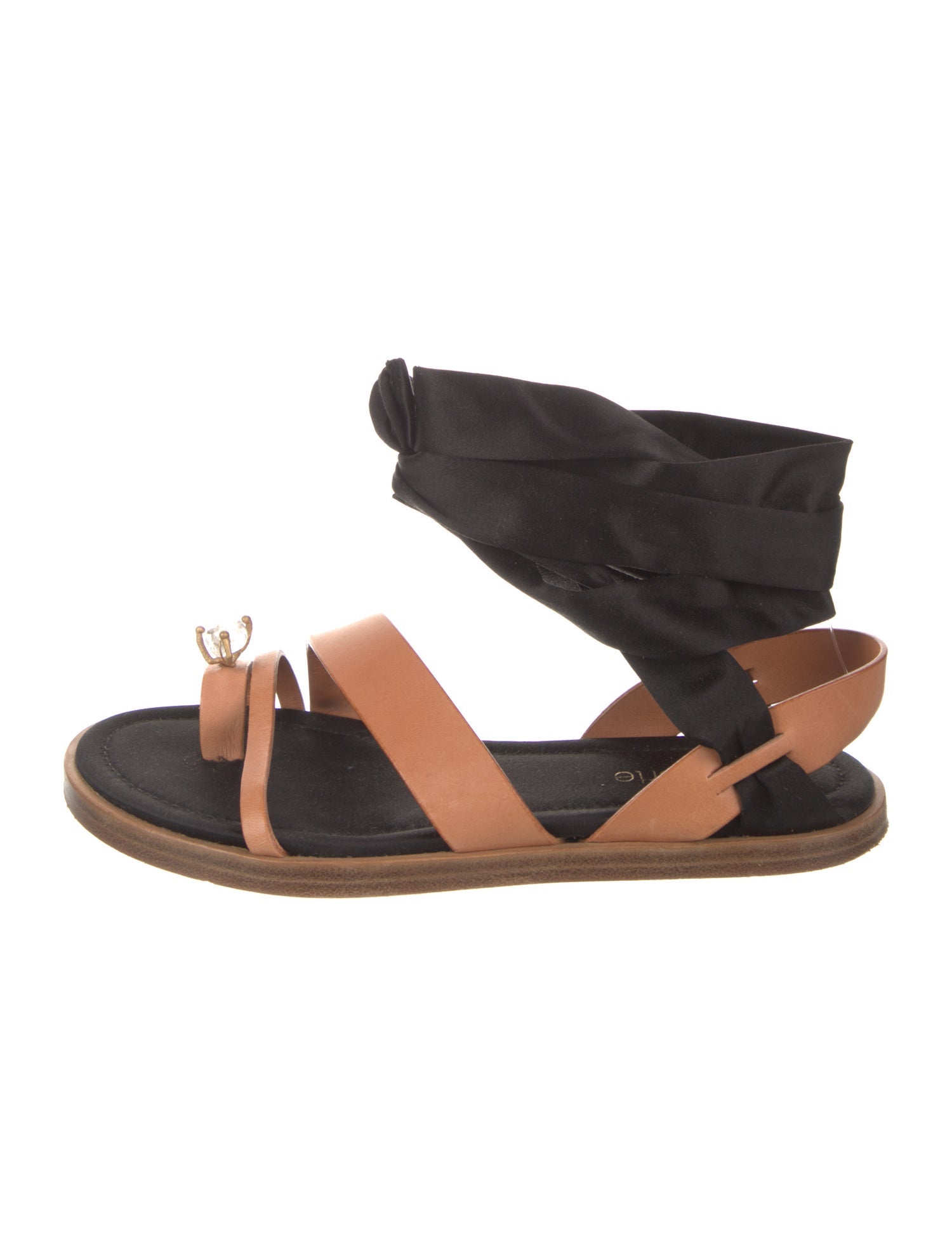 forte_forte Leather Gladiator Sandals