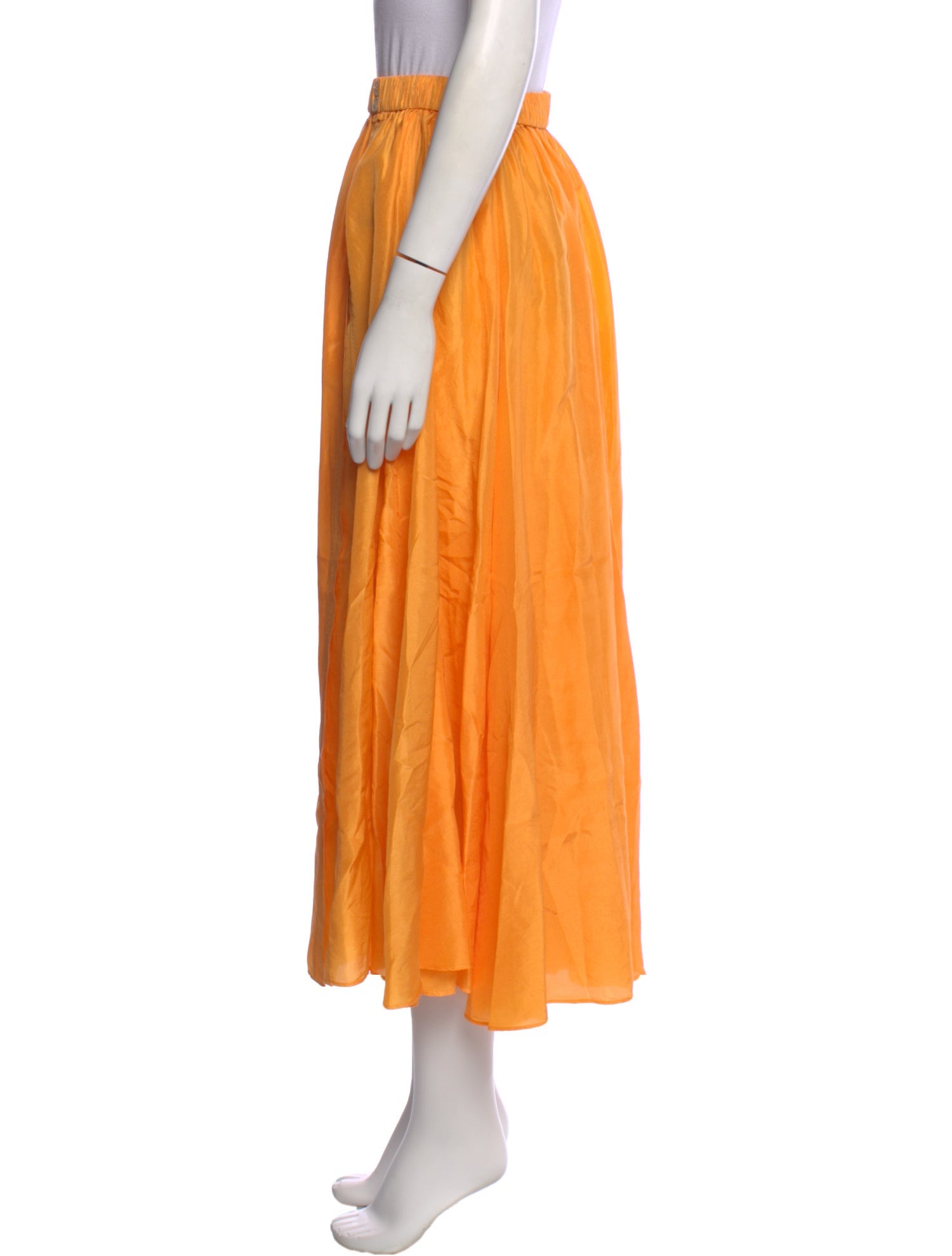 forte_forte Silk Midi Length Skirt