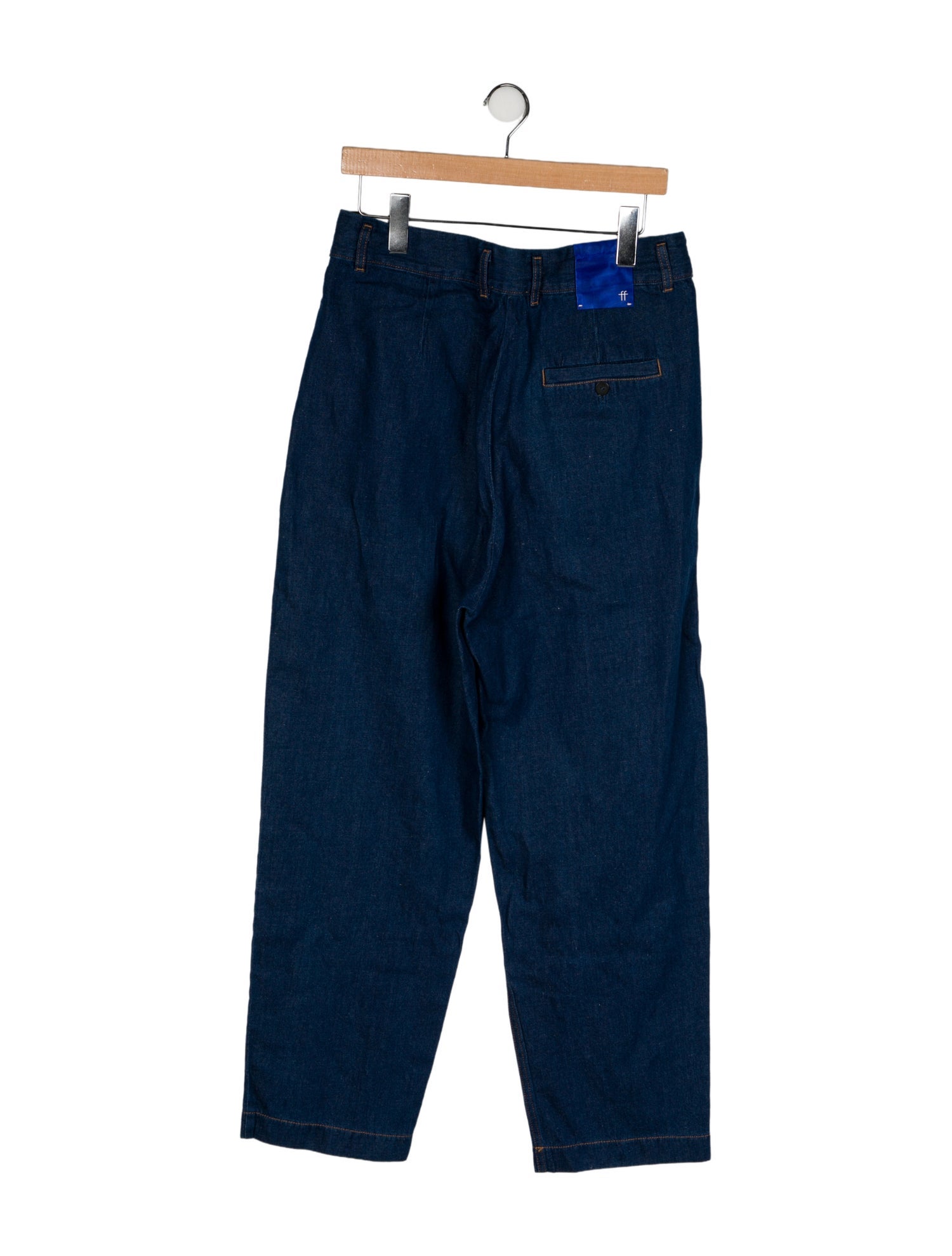 forte_forte High-Rise Straight Leg Jeans